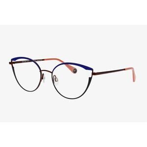 NEW WOOW women's day off 2 9620m flash frames eyewear in matte blue